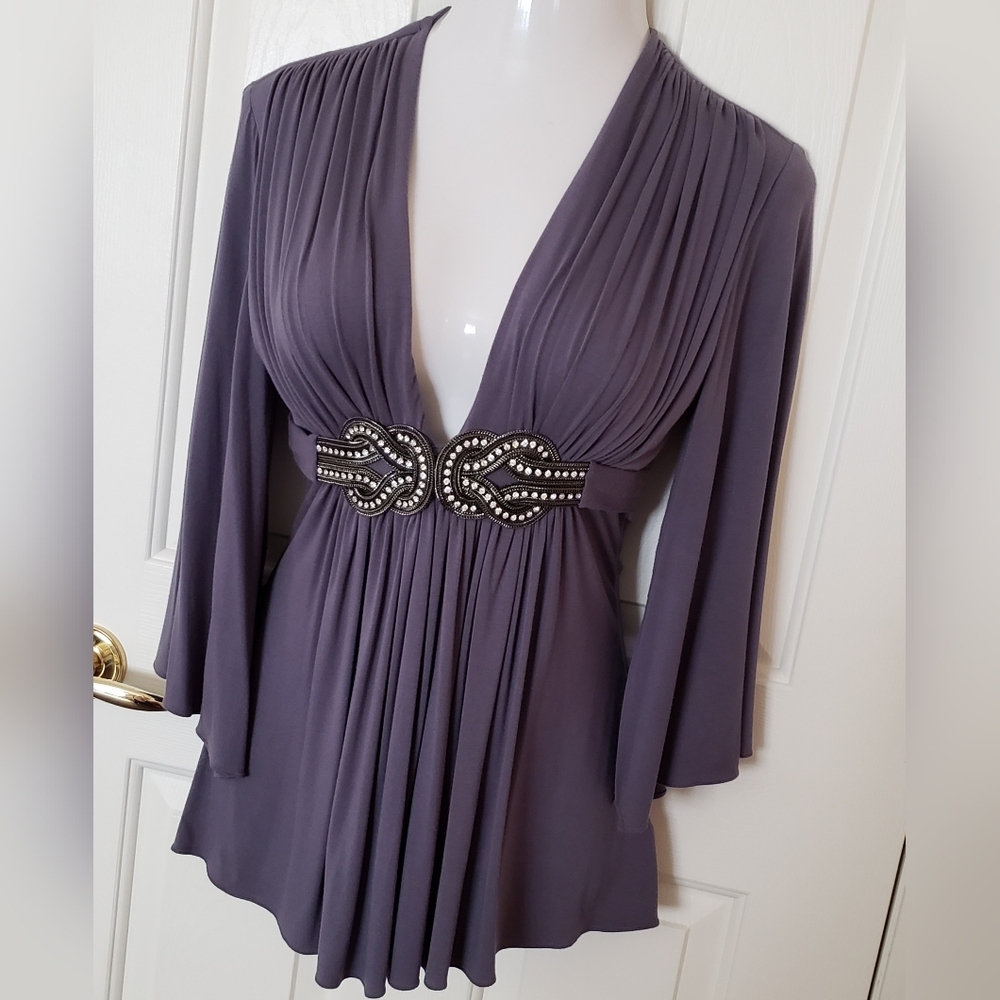 Sky Plunging Top Large